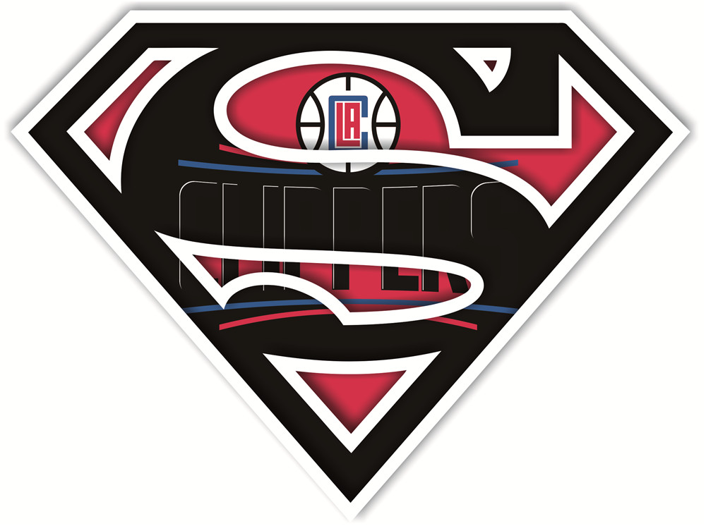 Los Angeles Clippers superman iron on heat transfer Los Angeles Clippers superman iron on heat transfer